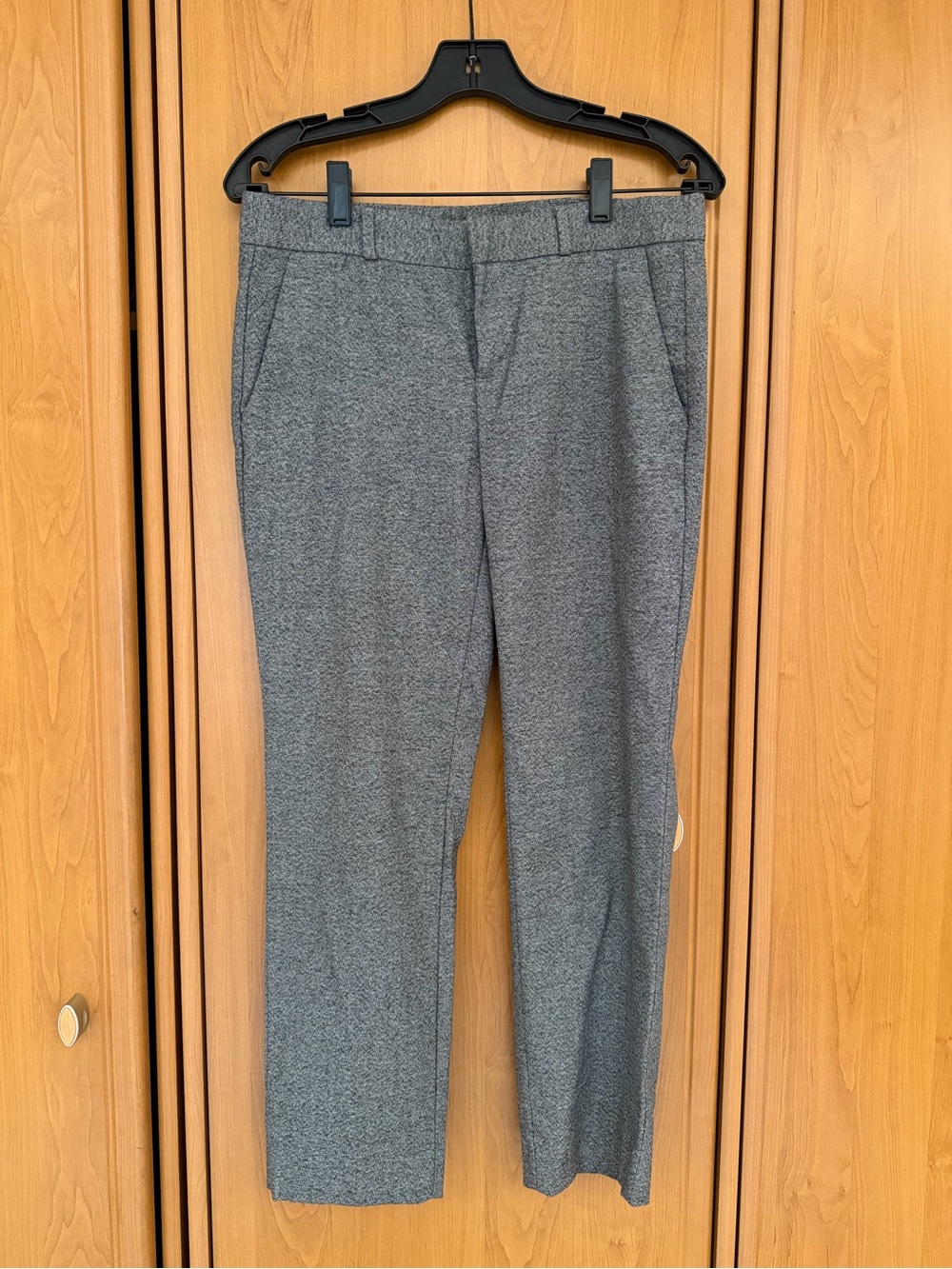 Banana Republic Avery Heathered Grey Slim Ankle Pants Size 2